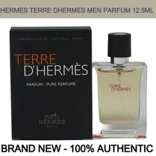 Hermès Terre d'Hermès Parfum Miniature for Men 0.40 oz / 12ml - BRAND NEW