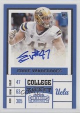 2017 Panini Contenders Draft Picks College Ticket Eddie Vanderdoes #270 Auto 1u6