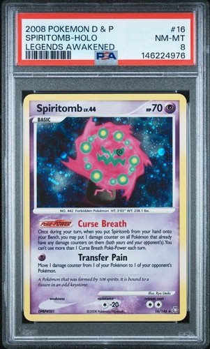 Spiritomb graded PSA 8 for sale on eBay