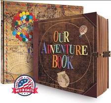 146 Page Our Adventure Book Scrapbook Photo Album Christmas gift Valentine Retro