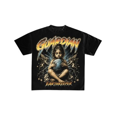 Guardian Earthkeeper Black Graphic T-Shirt