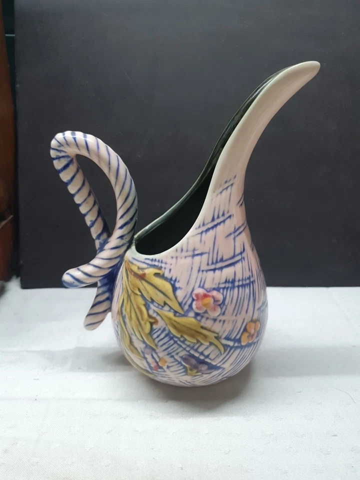 Vintage Hull USA Pottery Jug Pitcher 9"high 1955 Blossom Flite (3-1-3) - Image 3 of 4