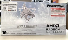 PowerColor RX7800XT 16G-L/OC/WHITE DisplayPort 2.1×3、HDMI 2.1×1 8K Graphics Card