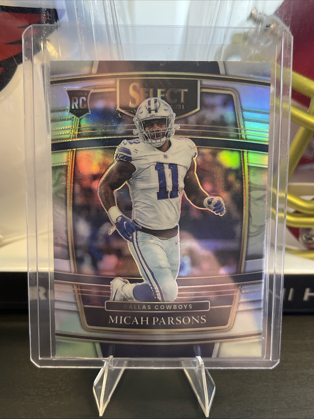 2021 Select RC Micah Parsons Rookie Concourse Silver Prizm Dallas Cowboys