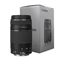 Canon EF 75-300mm f/4-5.6 III Telephoto Zoom Camera Lens - New - Open Box
