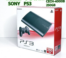 NEU Sony PlayStation 3 PS3 CECH-4000B 250GB Schwarz Komplett Unbenutzt