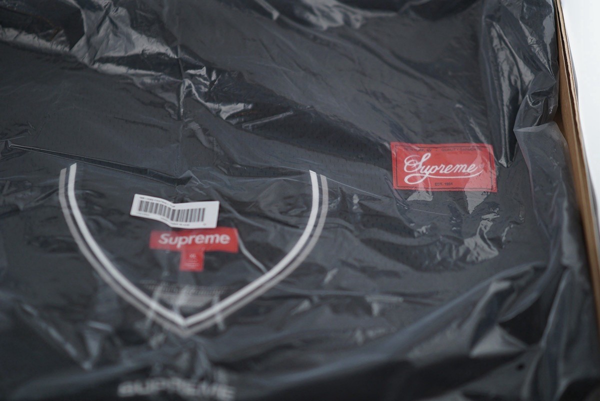 Supreme Jacquard Rib Football Jersey Black Size XL FW24 BRAND NEW