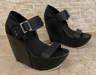 United Nude Apollo Hi Heels Size 38 7.5 Black Futuristic W/Box Bag — photo 4