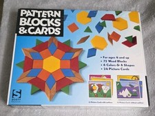 1994 Scott Resources Pattern Blocks Cards Children's Creativity Game SEALED