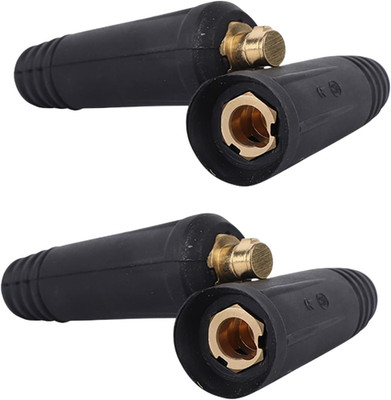 Welding Cable Joint Quick Connector Pair Dinse-Style 100Amp-200Amp (#6-#4) 10-25