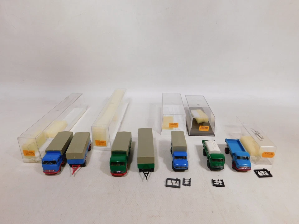 5X Brekina H0 1:87 Modello MB 4700 4805 7520 7620 47290 Sg/Mint+Box #DX454-1 - Immagine 4 di 4