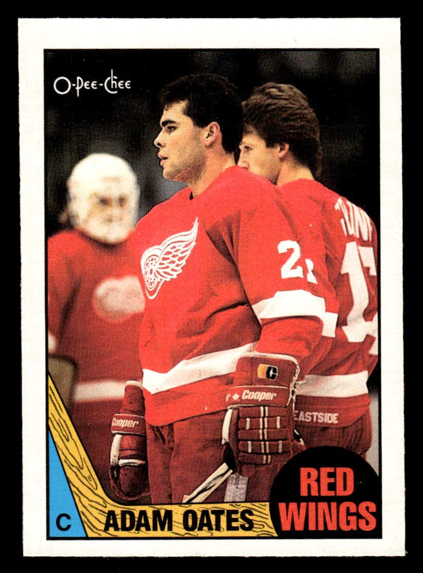 1987 O-PEE-CHEE ADAM OATES 123 MINT RC HOCKEY DETROIT RED WINGS