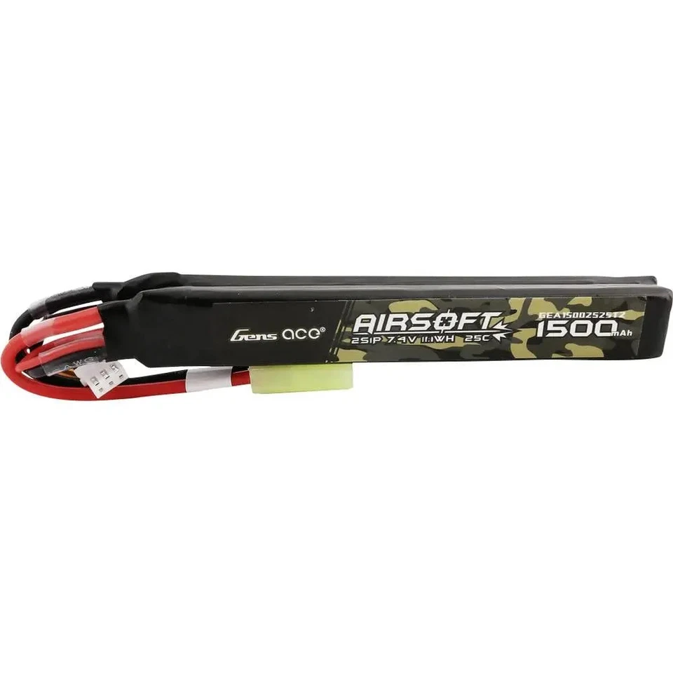 Gens ace Modellbau-Akkupack LiPo 7.4 V 1500 mAh 2 Zellen 25 C Mini-Tamiya