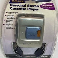 Craig Personal Stereo Cassettte PLayer Vintage 2001 In Original Packaging