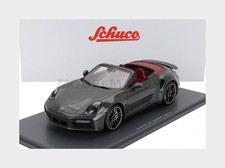 SCHUCO 18U00143 PORSCHE - 911 992 TURBO S CABRIOLET OPEN 2022 - GREY - 1/18
