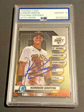 Konnor Griffin 2025 Bowman Chrome Draft Night Auto Signed #BDN-2 PSA Auto 10