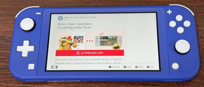 Nintendo Switch Lite 32GB Handheld Console Blue - New Open Box