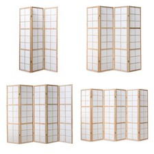 Przegroda pokojowa Przegroda Parawan Drewno Solidna ochrona prywatności Shoji Natura Homestyle4u