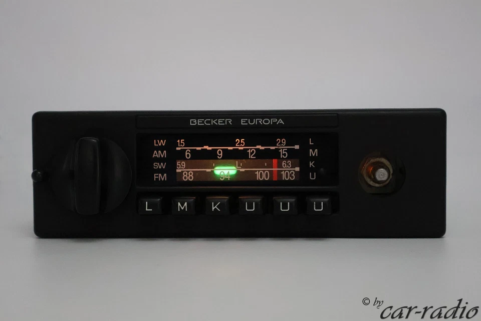 Becker Europa 460 Radio Classic Oldtimer LMKU Autoradio LMKUUU Vintage IN31 - Bild 2 von 4