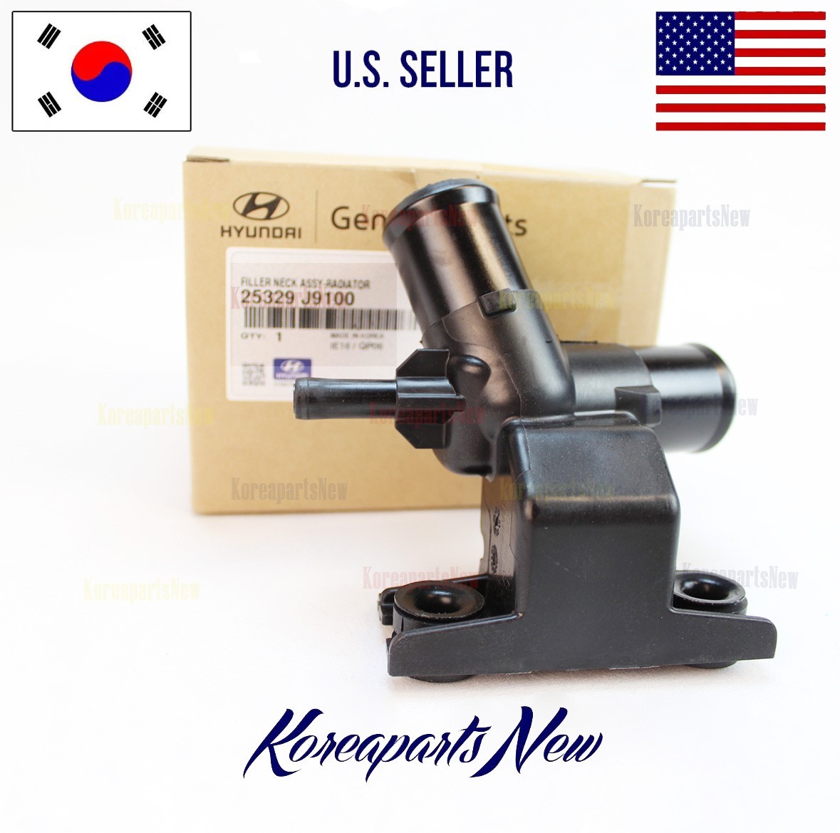 1.6L TURBO Engine Coolant Filler Neck 25329J9100 ⭐OEM⭐ Hyundai