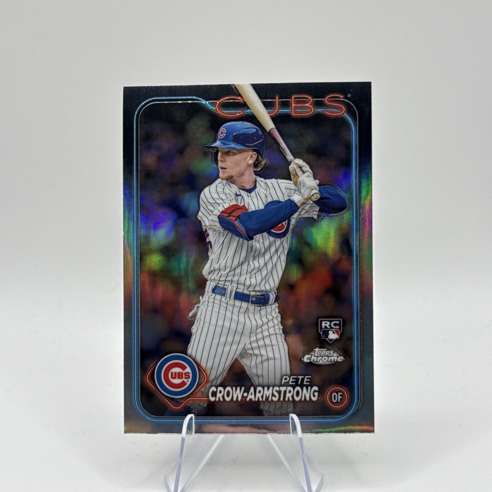 2024 Topps Series 2 - Pete Crow-Armstrong #407 Rainbow Foil (RC)