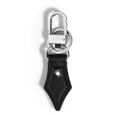 Portachiavi Montblanc Meisterstuck a forma di Pennino 220436 Key Fob Pelle Nero