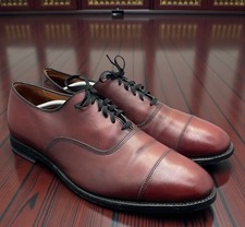 Allen Edmonds Park Avenue Cap Toe Oxford Shoes Brown Leather Mens 12 Fast Ship
