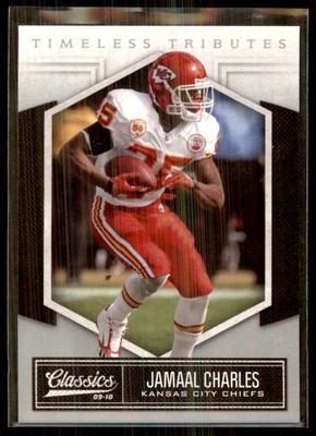 2010 Classics Timeless Tributes Silver Jamaal Charles 83/100 #49