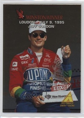 1995 Pinnacle Zenith Winston Winners Jeff Gordon Slick 50 300 #16 HOF 0q3