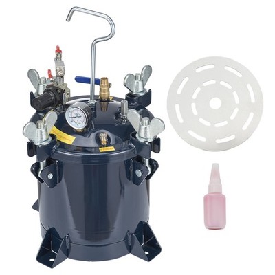 Uimoso 10L/2.5gal Spray Paint Pressure Tank with Resin Pressure Feed System