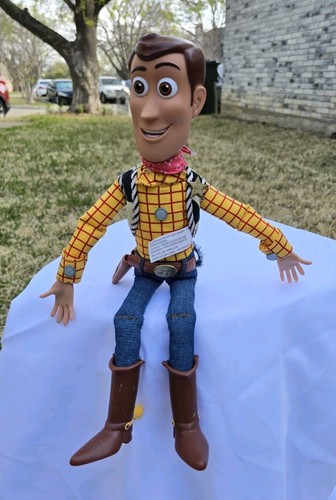Talking Woody Doll Figure Great Condition Toy Story 3 Movie Sound Works Great