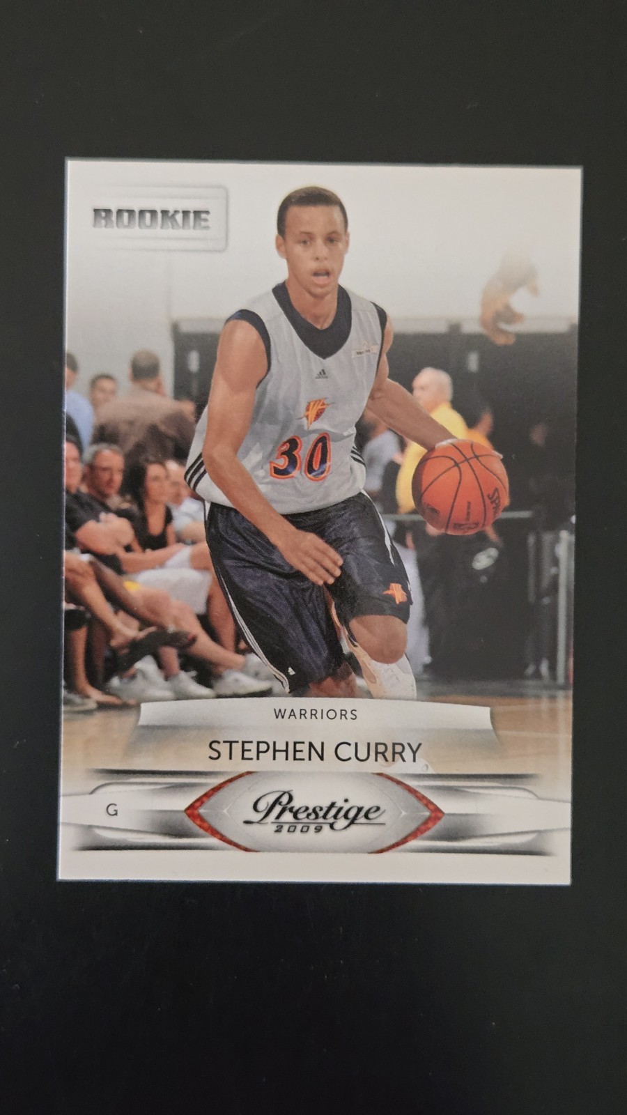 2009-10 STEPHEN CURRY PRESTIGE ROOKIE SP RC BASE #207! PANINI WARRIORS!