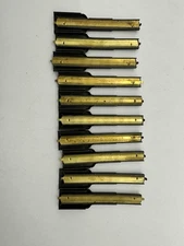 Lot of 10 used M1 Garand Stripper Clips with loading spoons
