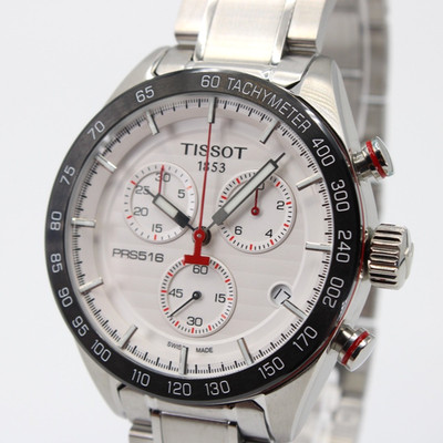 TISSOT T-Sport PRS516 T100.417.11.031.00 White dial Men's Watch 42mm