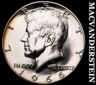 1966 SMS Silver Kennedy Half Dollar-Choice Gem BU Lustrous No Reserve #i5864