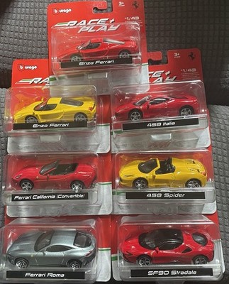 Bburango Race + Play Ferrari 1/43 Full Set