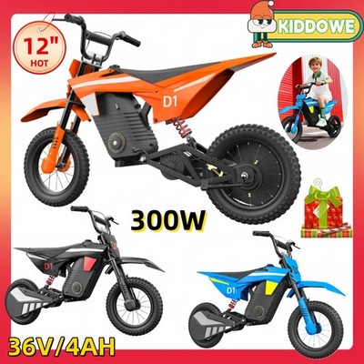 KIDDOWE 300W Kinder Crossbike 36V Elektro Motorrad Kindermotorrad Motocrossbike