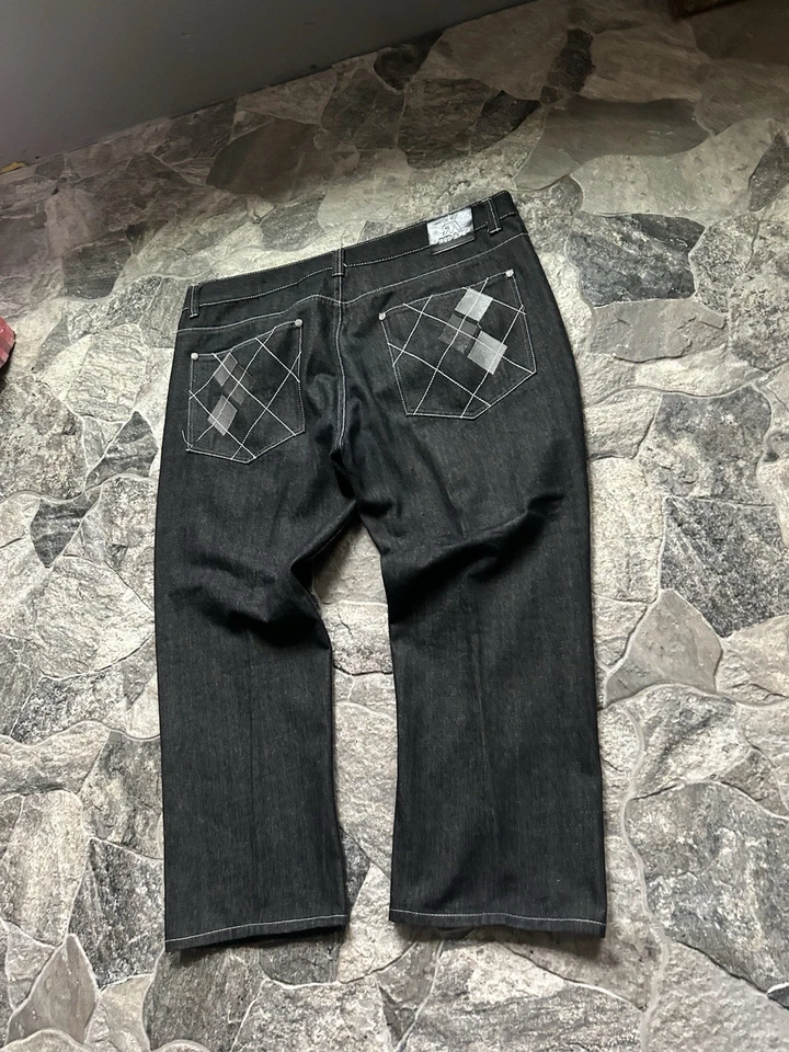 Pantalones holgados Red Ape para hombre 46 con bordados y bolsillos ropa de calle Y2K Foto 3 de 4