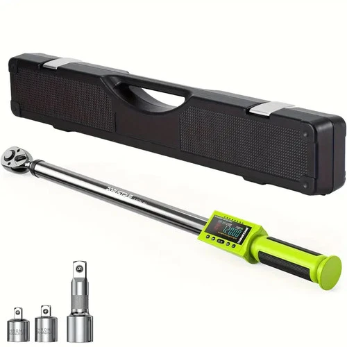 1/2" Digital Torque Wrench 17-340Nm ±2% Accuracy LED &Buzzer 500 for Auto Repair