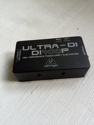 DI-Box - Behringer Ultra-DI DI400P (Passive Di- Symmetrier Box)