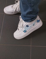 Nike Air Force 1 ‚07 / Custom Painted Butterflys