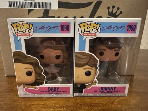 Funko Pop Movies Dirty Dancing Bundle  #1098 Baby & 1099 Johnny *NEW*