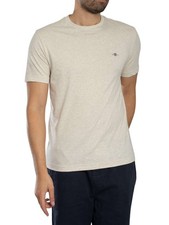 Image of GANT Men's Regular Shield T-Shirt, Beige