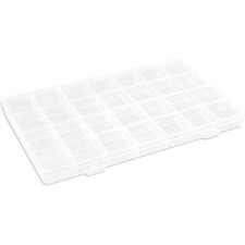 Plastic Organizer Box with 28 Grids and Dividers for Craft Beads Charms