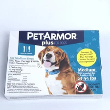 PETARMOR Plus for Dogs 23-44lbs. Free Shipping 