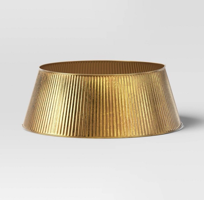 Gold Metal Christmas Tree Collar - Wondershop Target Store New with Tags