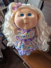 Cabbage Patch Girl Curly hair and freckles