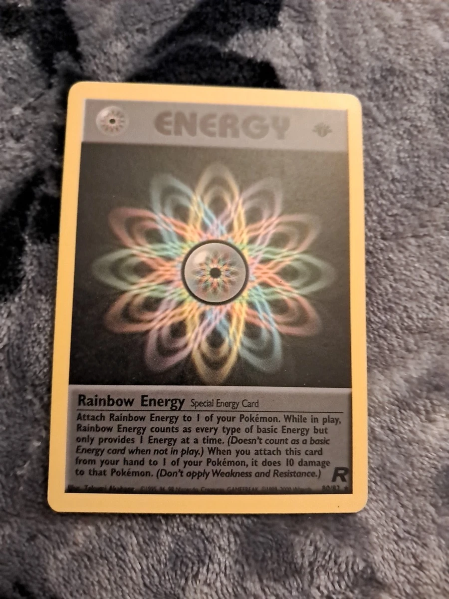 rainbow energy pokemon card first edition Ho-oh (7) main image 0