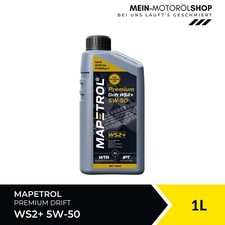Mapetrol Drift WS2+ 5W-50 VW 505 00/501 01 Mercedes MB 229.3 BMW LL-01 1 Liter Mapetrol Drift WS2+ 5W-50 VW 505 00/501 01 Mercedes MB 229.3 BMW LL-01 1 Liter