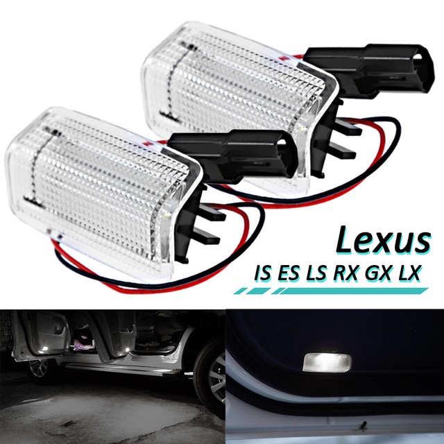 2pcs 18SMD LED Side Door Courtesy Lights Lamps For Lexus IS ES LS RX G